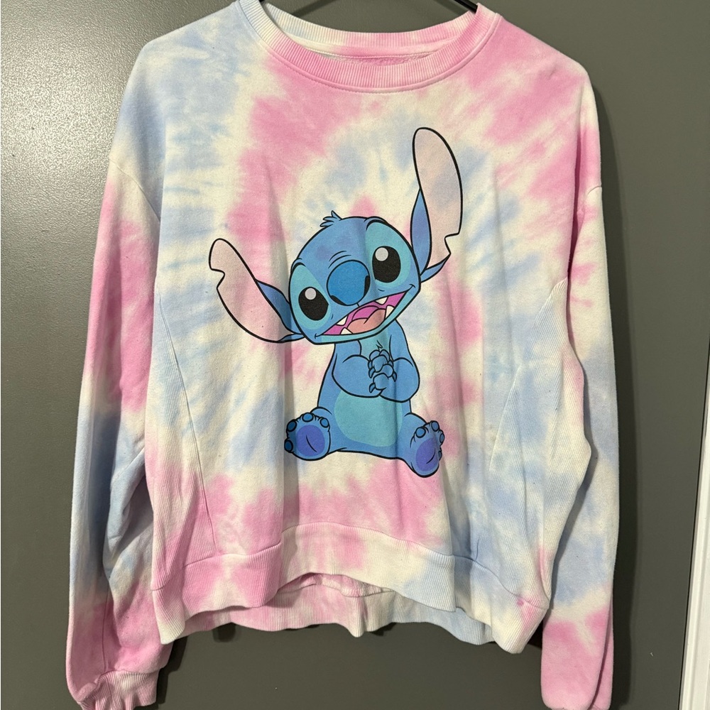 Stitch Tie-Dye Sweatshirt